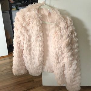 Light pink frill sweater